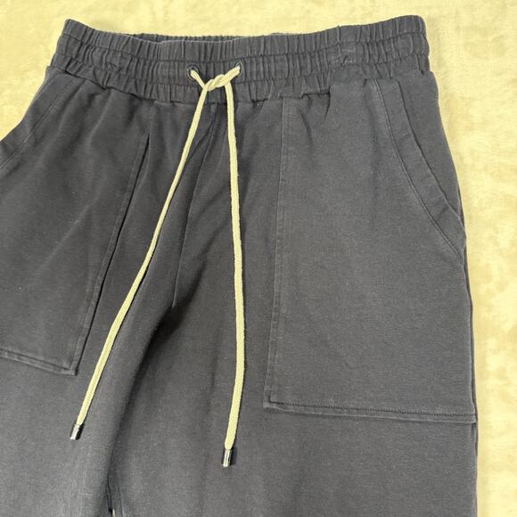 Zimmerli Melange Stretch Cotton Blend Navy Blue Sweatpants Women's Size Small - Picture 2 of 7